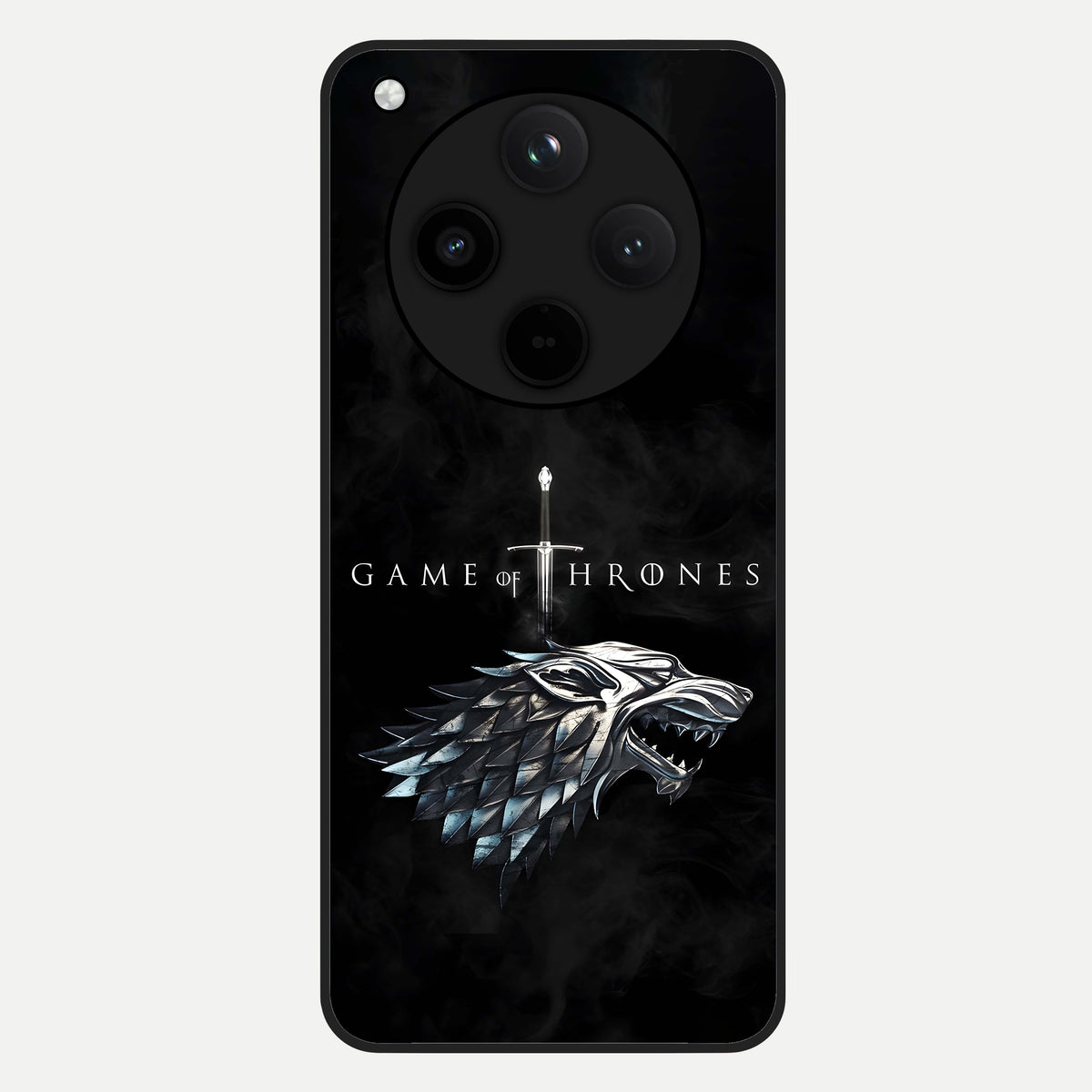  Throne Wolf Legacy Glass Case For Oppo Find X8 back cover – full design glossy printed glass finish