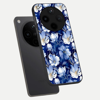  Cute Floral Patterns phone case For Oppo Find X8 showing premium glass back cover with detailed artwork