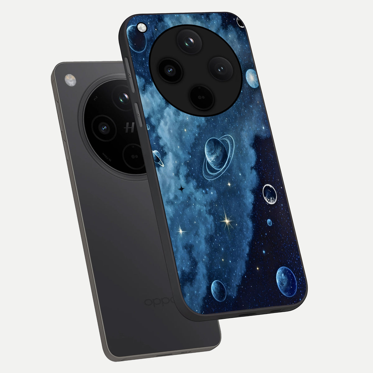  Galaxy Dream Space phone case For Oppo Find X8 showing premium glass back cover with detailed artwork