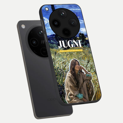  Jugni Soul Vibes phone case For Oppo Find X8 showing premium glass back cover with detailed artwork