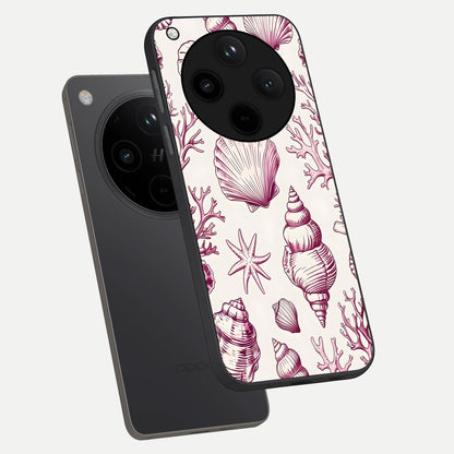  Pink Power Sparks phone case For Oppo Find X8 showing premium glass back cover with detailed artwork