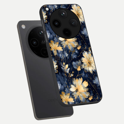  Royal Petal Dream phone case For Oppo Find X8 showing premium glass back cover with detailed artwork