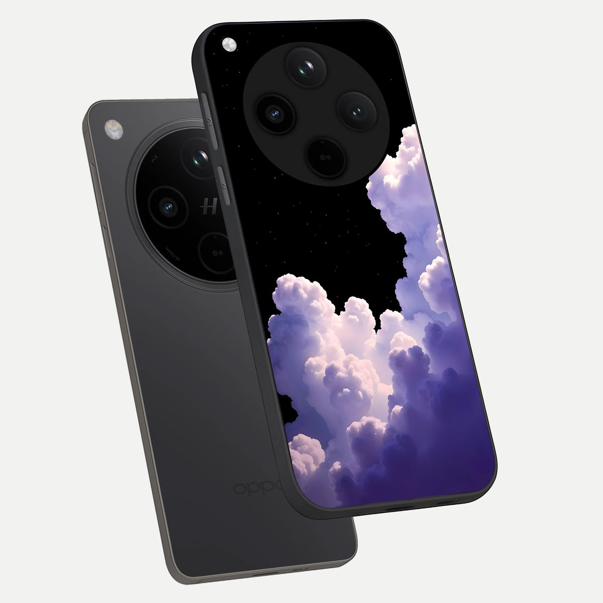  Starlit Night Whispers phone case For Oppo Find X8 showing premium glass back cover with detailed artwork