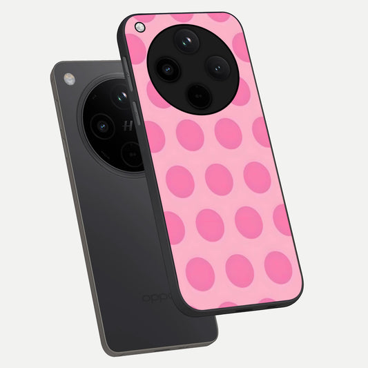  Sweet Dot Dreams phone case For Oppo Find X8 showing premium glass back cover with detailed artwork