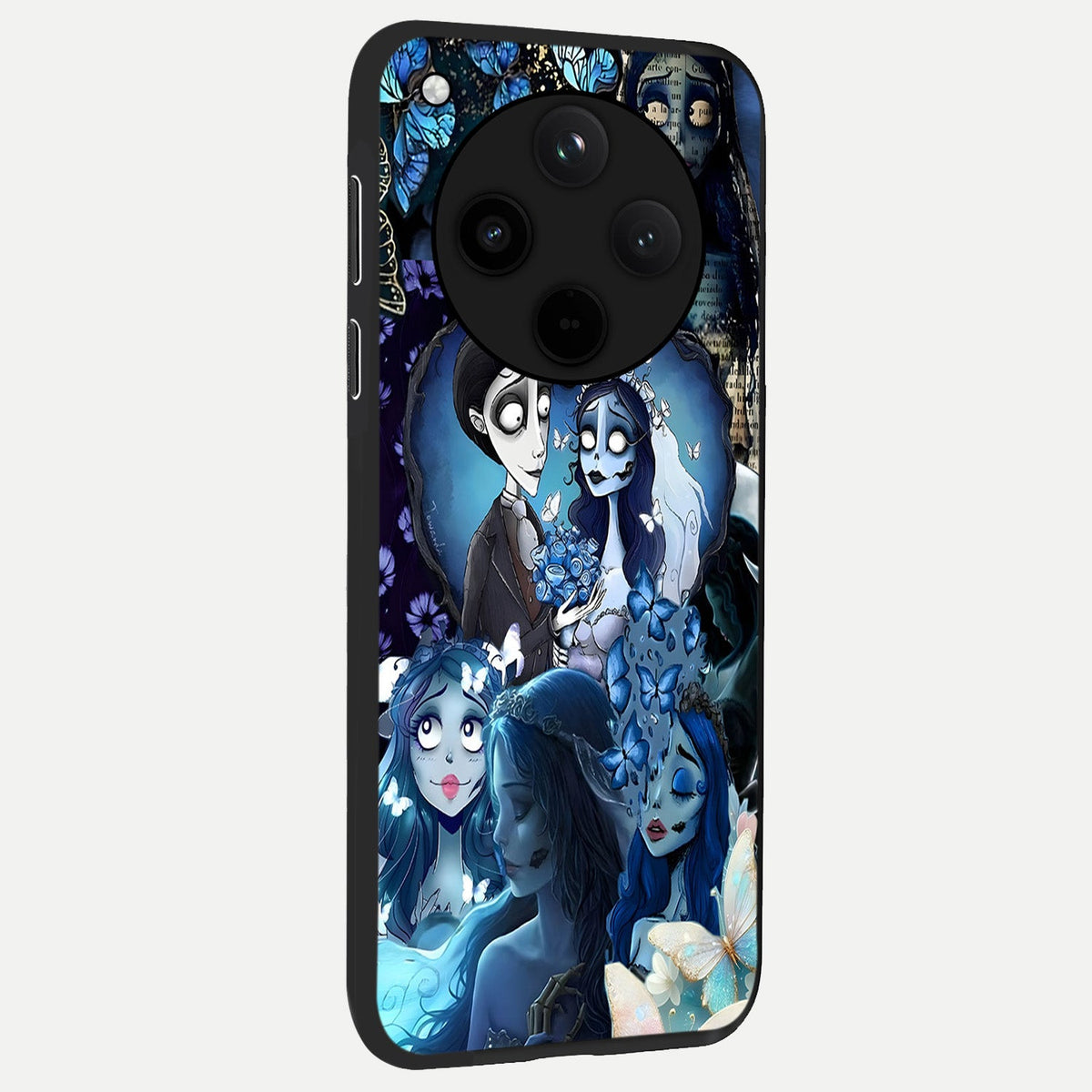  Butterfly Ghost Soul back cover For Oppo Find X8 slim fit glass case with vibrant aesthetic design