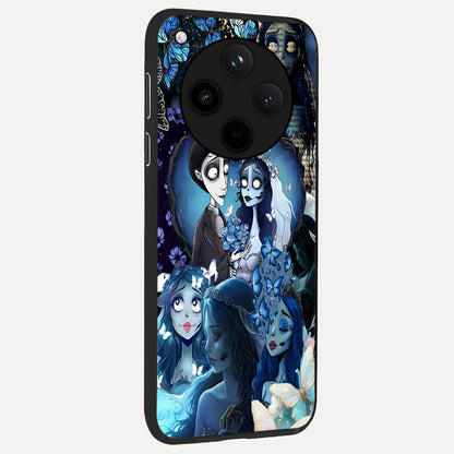  Butterfly Ghost Soul back cover For Oppo Find X8 slim fit glass case with vibrant aesthetic design
