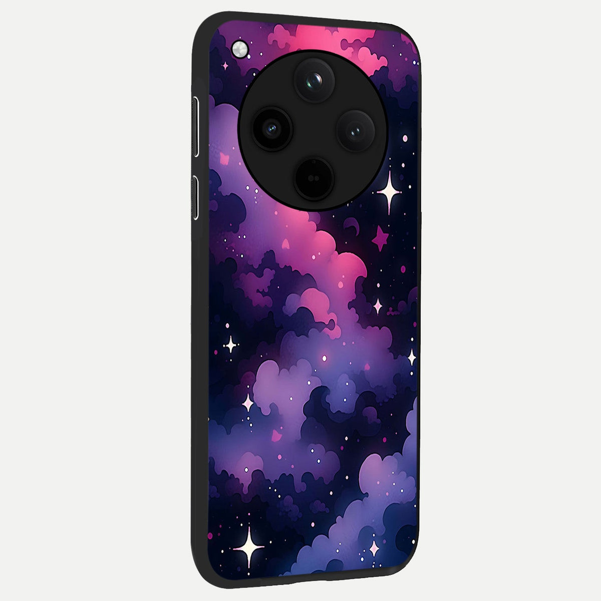  Celestial Moon Magic back cover For Oppo Find X8 slim fit glass case with vibrant aesthetic design