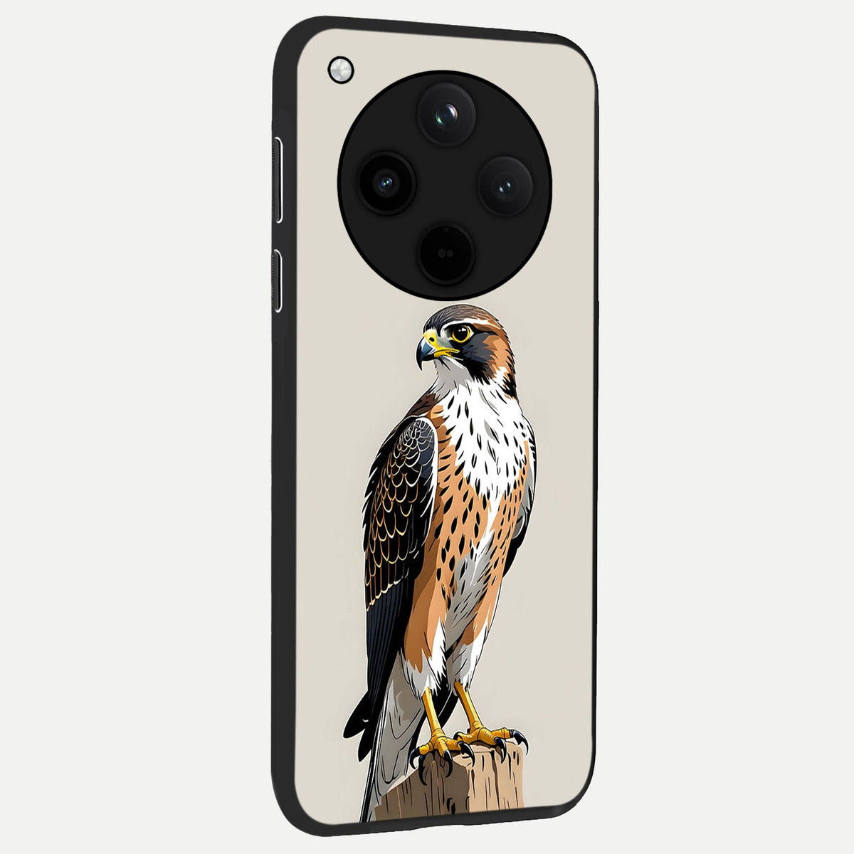  Clever Eagle back cover For Oppo Find X8 slim fit glass case with vibrant aesthetic design