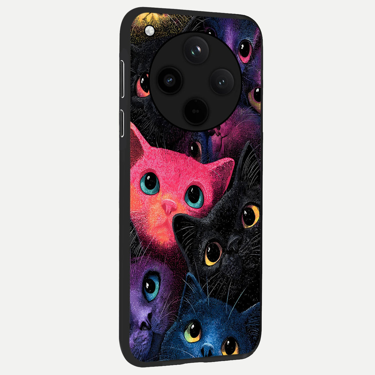  Cosmic Cats Dreams back cover For Oppo Find X8 slim fit glass case with vibrant aesthetic design