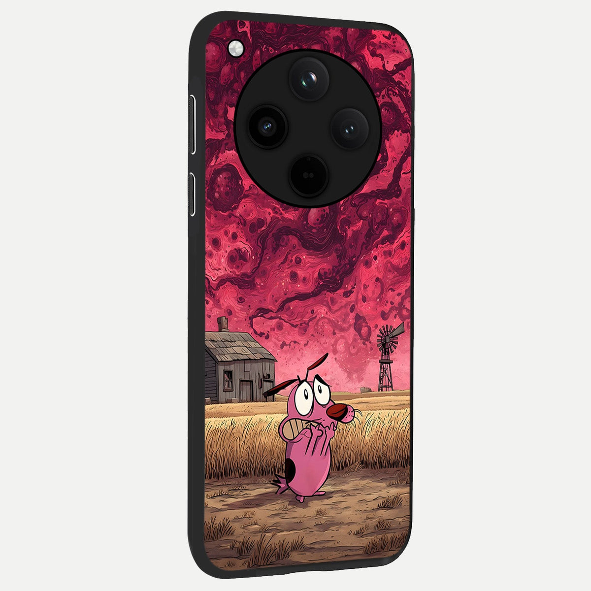  Courage Under Sky back cover For Oppo Find X8 slim fit glass case with vibrant aesthetic design