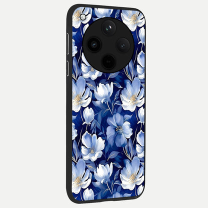  Cute Floral Patterns back cover For Oppo Find X8 slim fit glass case with vibrant aesthetic design