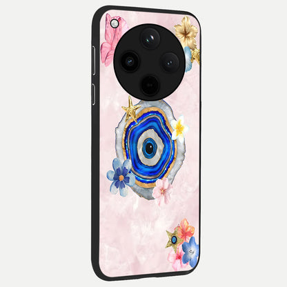 Divine Aura Bloom back cover For Oppo Find X8 slim fit glass case with vibrant aesthetic design