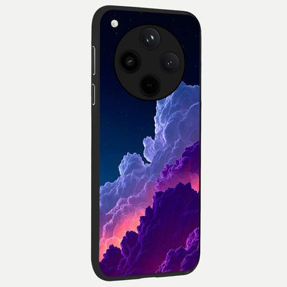 Dreamy Cloud Skies back cover For Oppo Find X8 slim fit glass case with vibrant aesthetic design