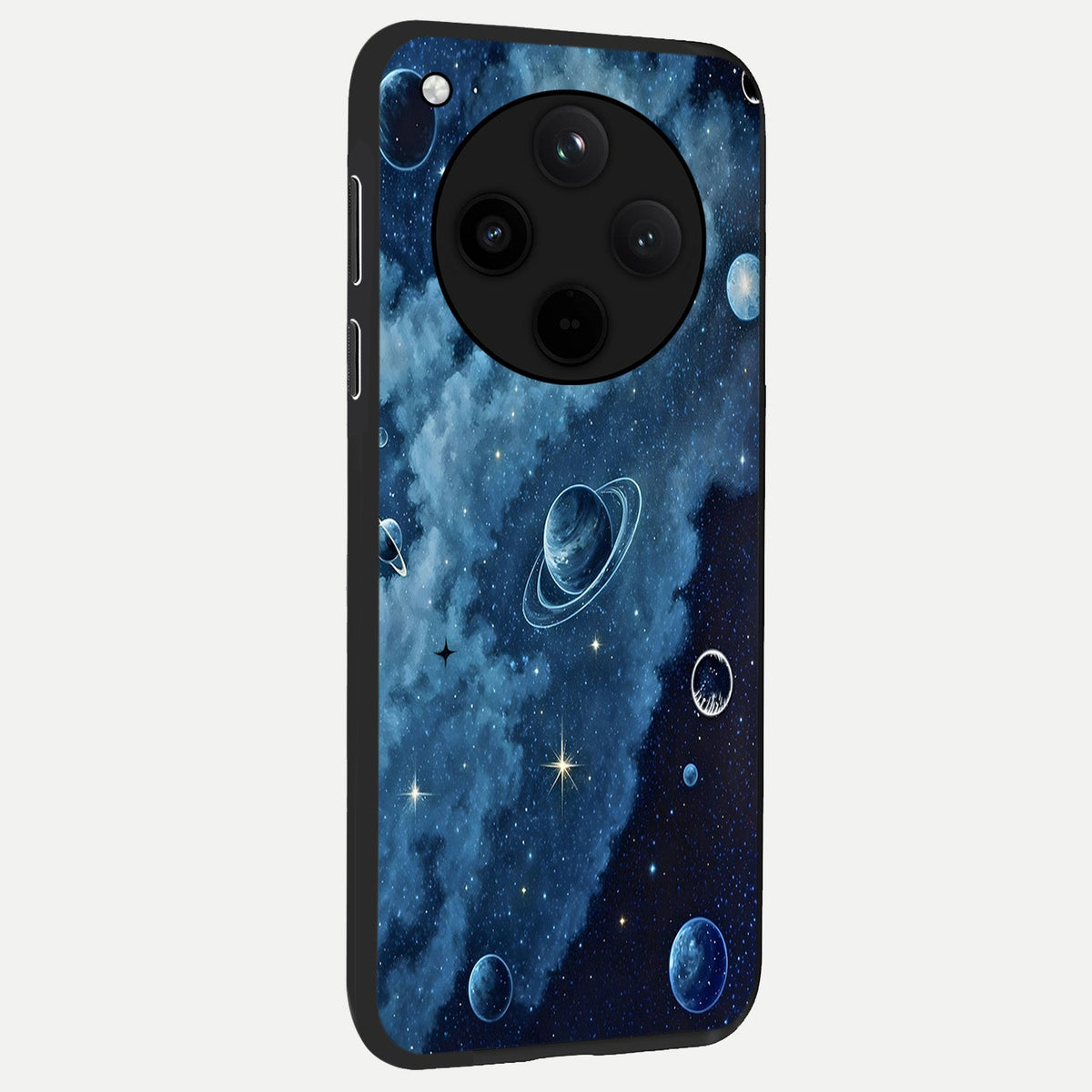  Galaxy Dream Space back cover For Oppo Find X8 slim fit glass case with vibrant aesthetic design