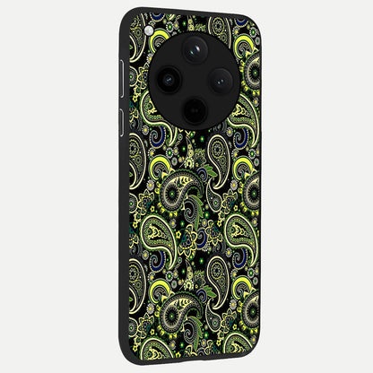  Green Lemon back cover For Oppo Find X8 slim fit glass case with vibrant aesthetic design