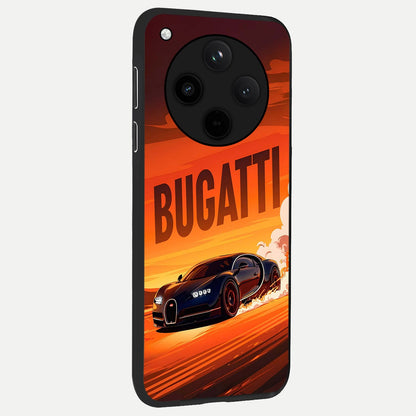  Inferno Bugatti Storm back cover For Oppo Find X8 slim fit glass case with vibrant aesthetic design