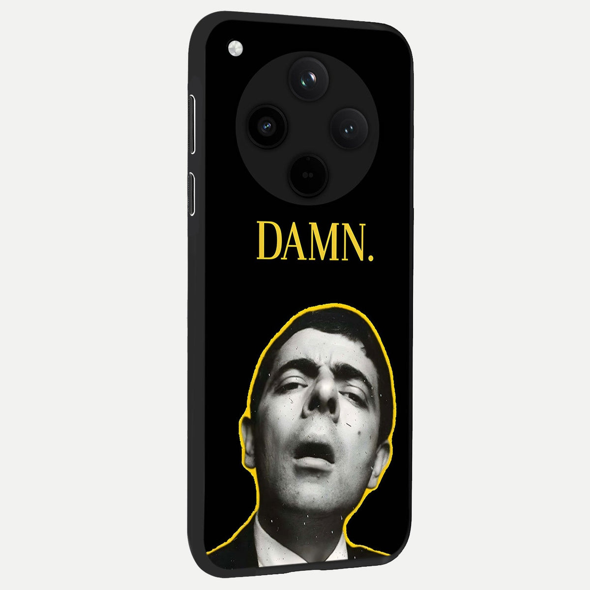  Mr Bean Damn back cover For Oppo Find X8 slim fit glass case with vibrant aesthetic design