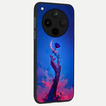  Mystic Hand back cover For Oppo Find X8 slim fit glass case with vibrant aesthetic design