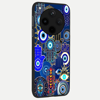  Mystic Palm Guard back cover For Oppo Find X8 slim fit glass case with vibrant aesthetic design