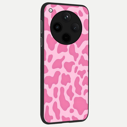  Pinkish Scenery back cover For Oppo Find X8 slim fit glass case with vibrant aesthetic design