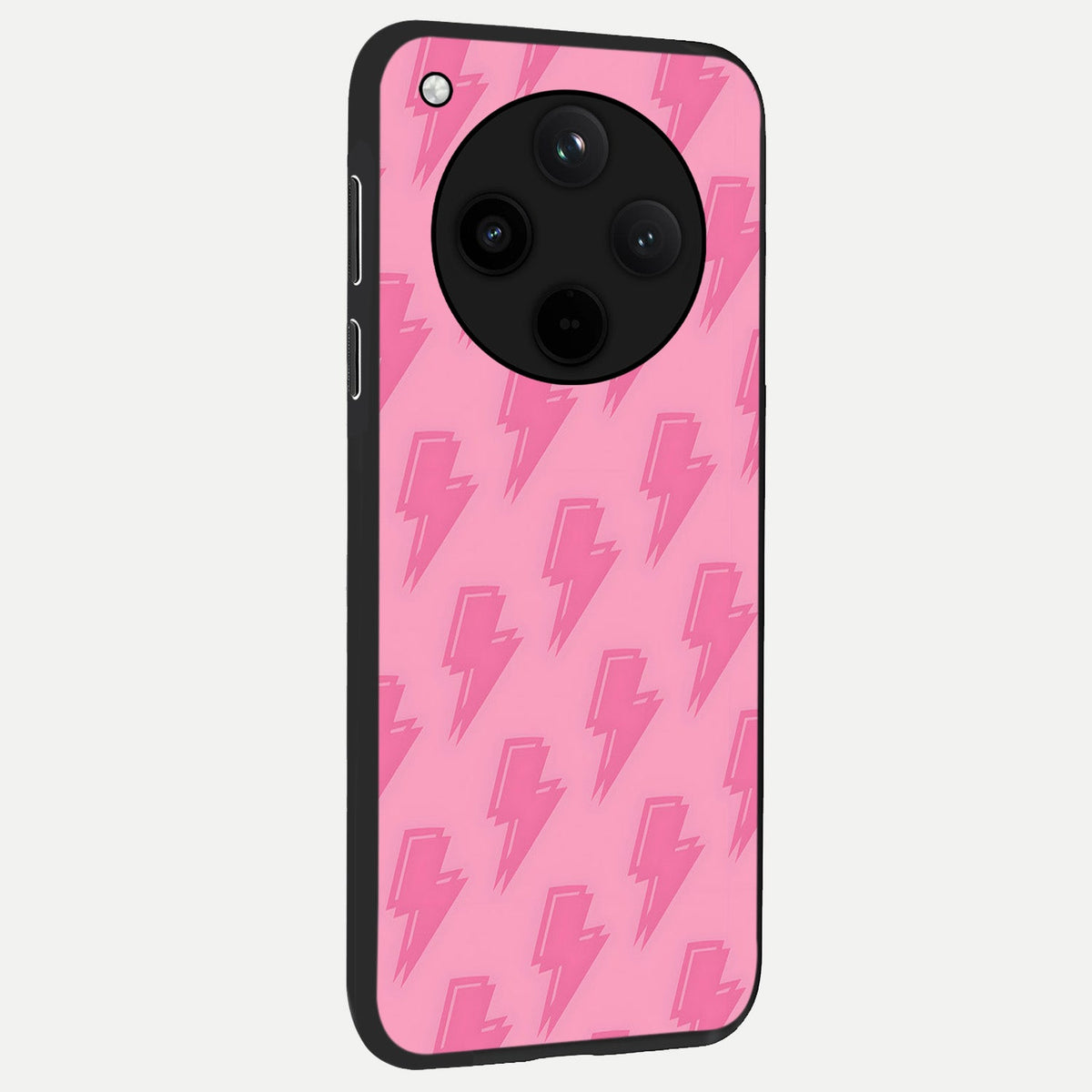  Pink Moo Magic back cover For Oppo Find X8 slim fit glass case with vibrant aesthetic design