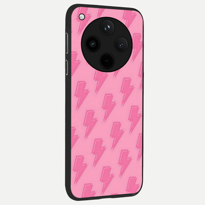  Pink Moo Magic back cover For Oppo Find X8 slim fit glass case with vibrant aesthetic design