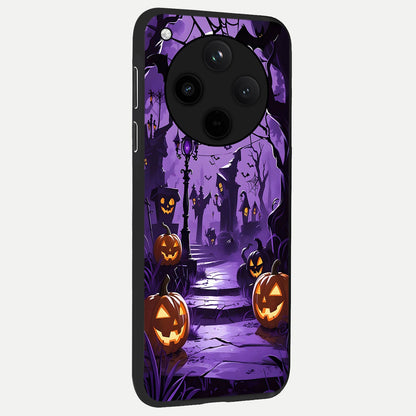  Pumpkin Patch Halloween back cover For Oppo Find X8 slim fit glass case with vibrant aesthetic design