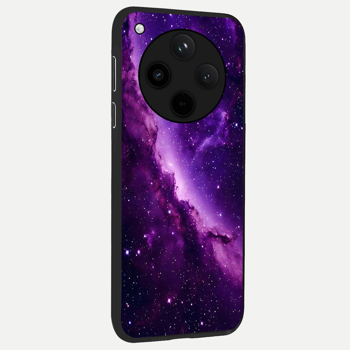  Purple Shade Sky back cover For Oppo Find X8 slim fit glass case with vibrant aesthetic design