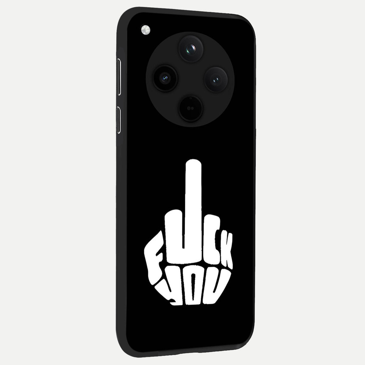  Rebel Mode On back cover For Oppo Find X8 slim fit glass case with vibrant aesthetic design