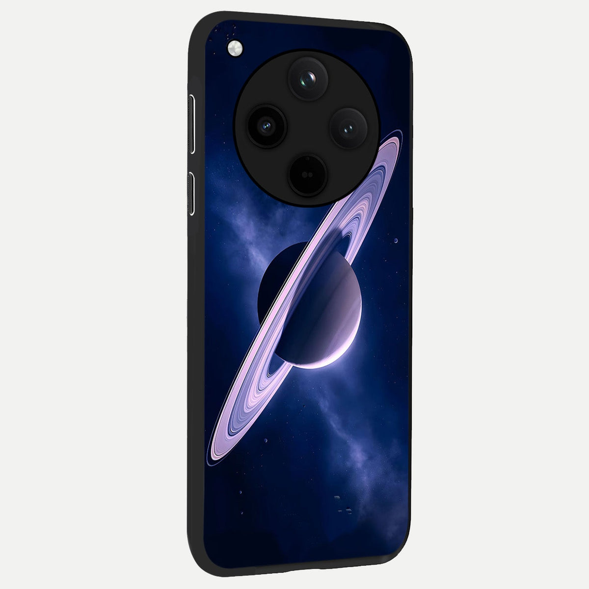 Saturn Ring Mystique back cover For Oppo Find X8 slim fit glass case with vibrant aesthetic design