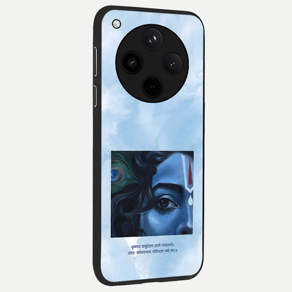  Spiritual Krishna back cover For Oppo Find X8 slim fit glass case with vibrant aesthetic design