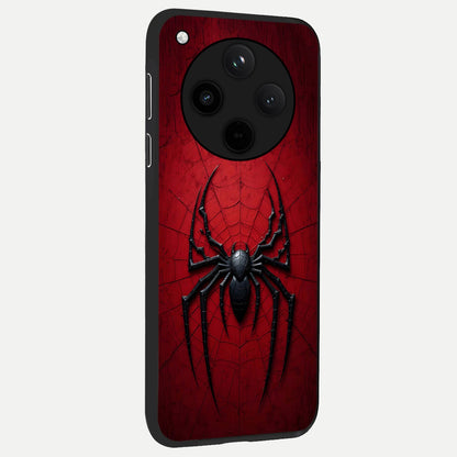  Superhero Web Emblem back cover For Oppo Find X8 slim fit glass case with vibrant aesthetic design