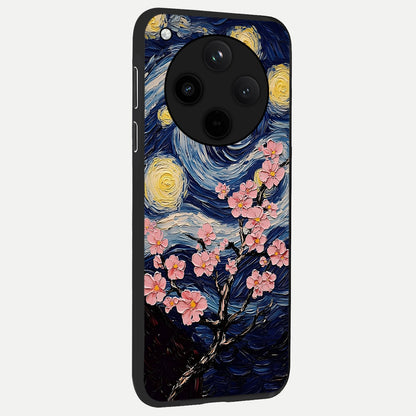  Van Gogh Scenery back cover For Oppo Find X8 slim fit glass case with vibrant aesthetic design