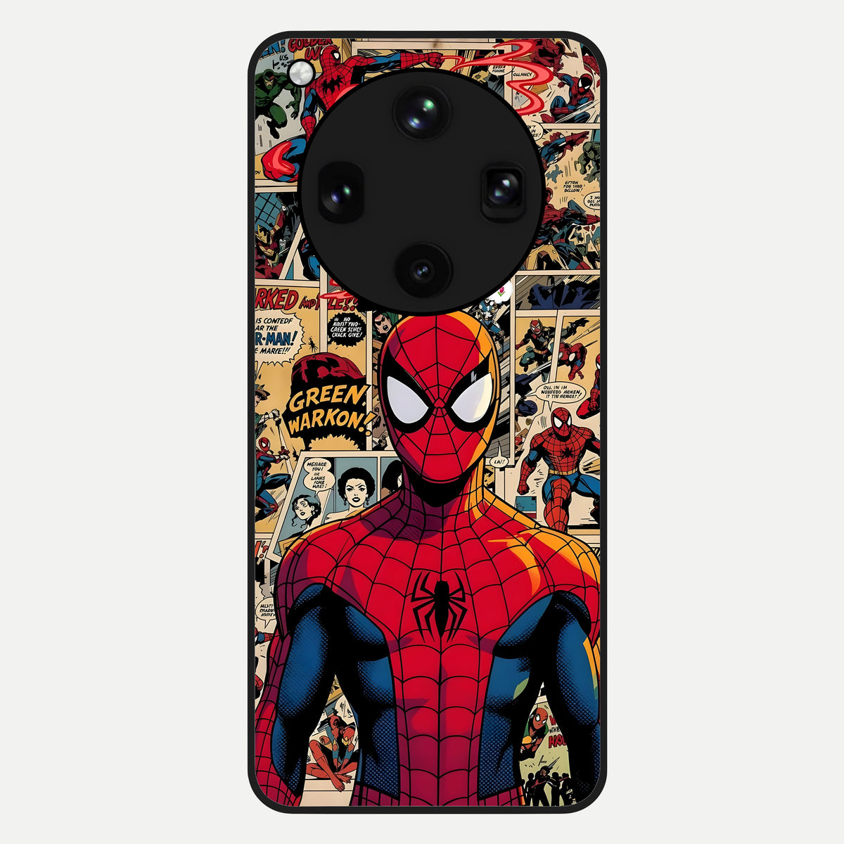  Aesthetic Spider Glass Case For Oppo Find X8 Ultra back cover – full design glossy printed glass finish