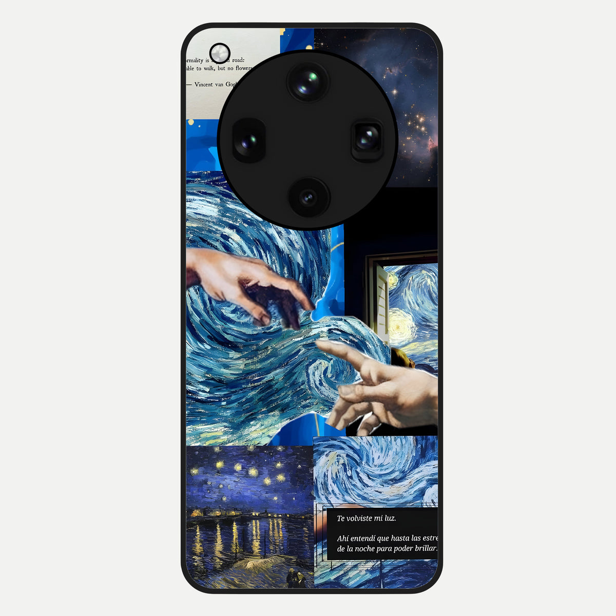  Aesthetic Vando Hands Glass Case For Oppo Find X8 Ultra back cover – full design glossy printed glass finish