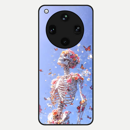  Bloom Beyond Bones Glass Case For Oppo Find X8 Ultra back cover – full design glossy printed glass finish