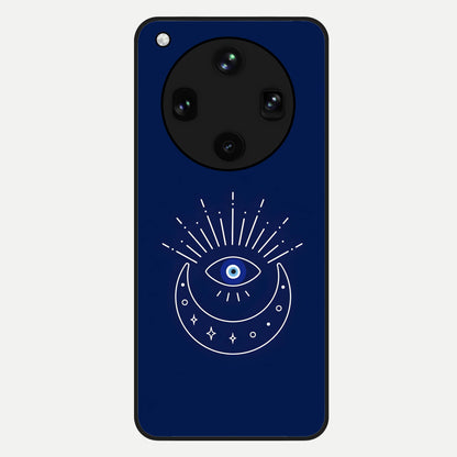  Blue Evil Eye Glass Case For Oppo Find X8 Ultra back cover – full design glossy printed glass finish