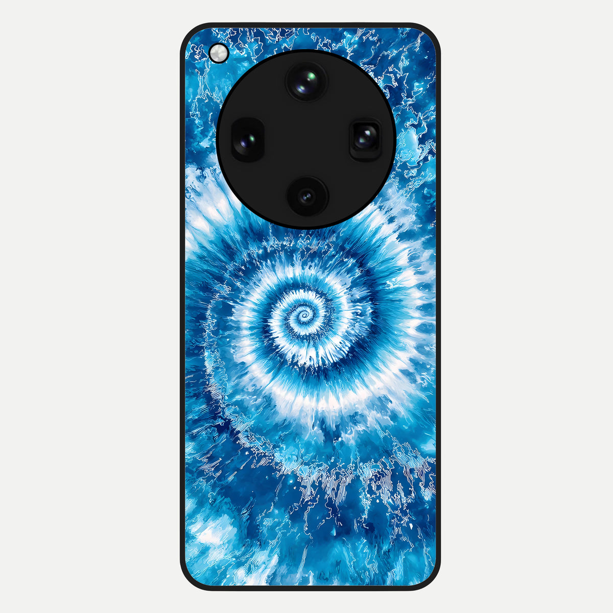 Blue Galaxy Wave Glass Case For Oppo Find X8 Ultra back cover – full design glossy printed glass finish