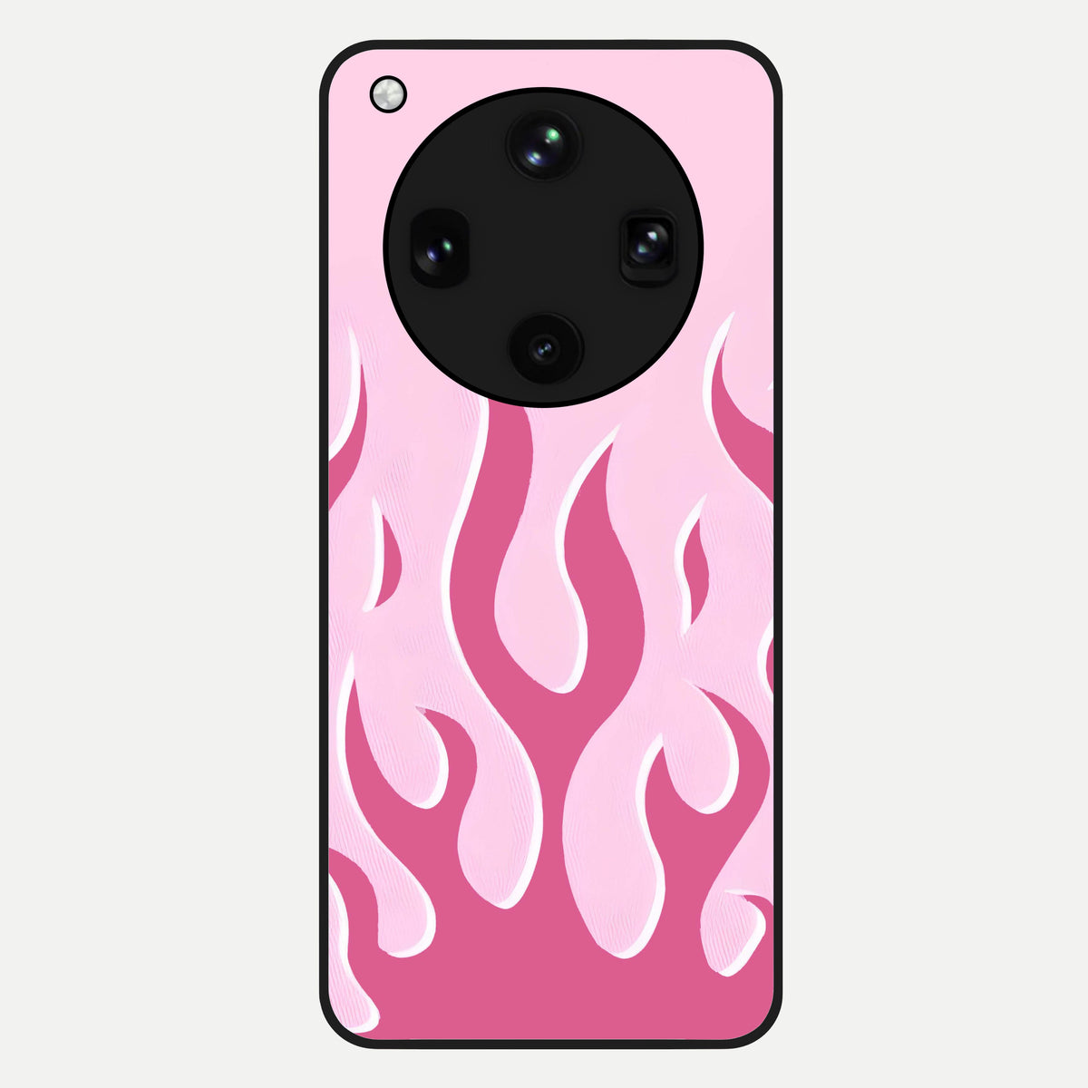  Blush Flame Energy Glass Case For Oppo Find X8 Ultra back cover – full design glossy printed glass finish