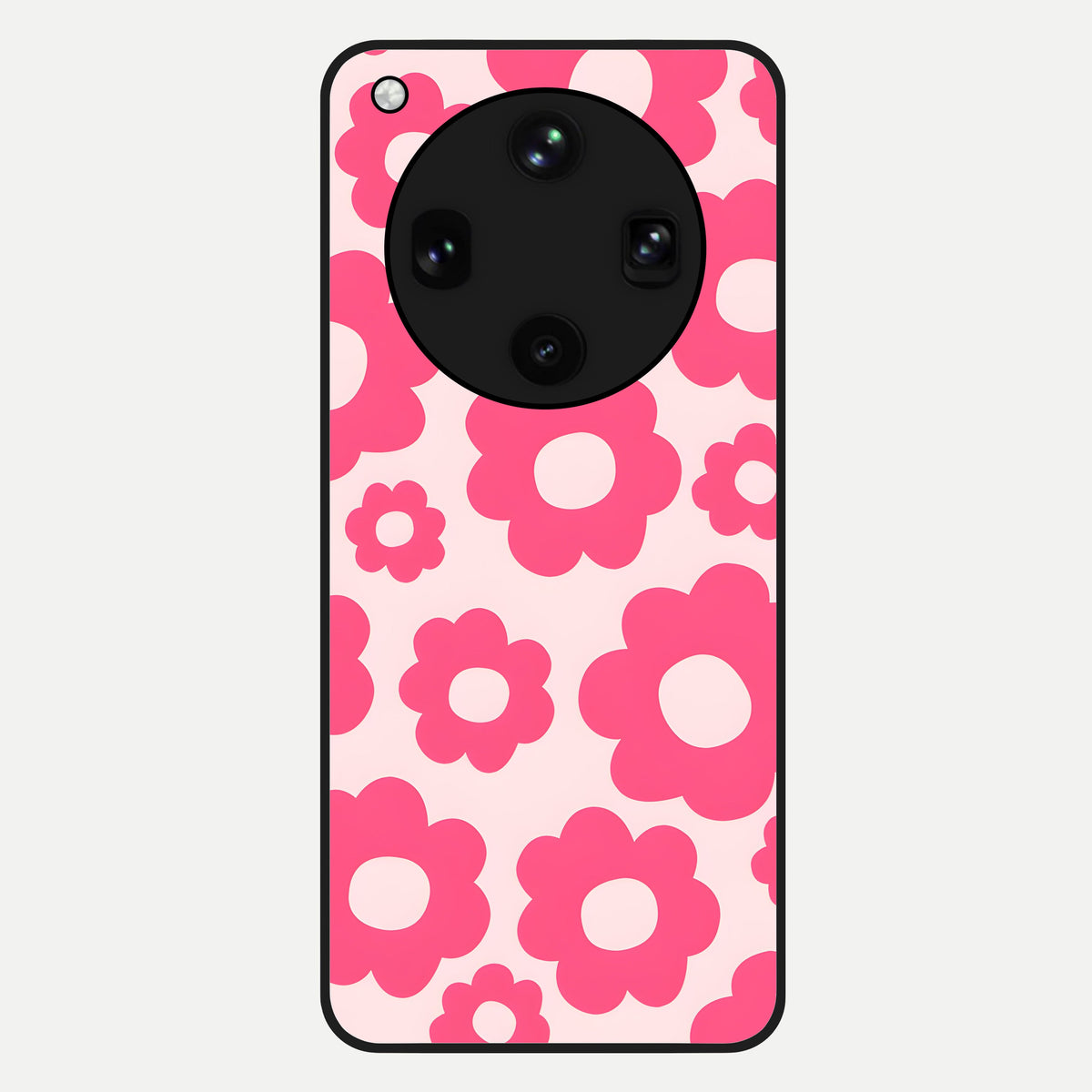  Blush Flower Pop Glass Case For Oppo Find X8 Ultra back cover – full design glossy printed glass finish