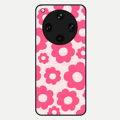  Blush Flower Pop Glass Case For Oppo Find X8 Ultra back cover – full design glossy printed glass finish