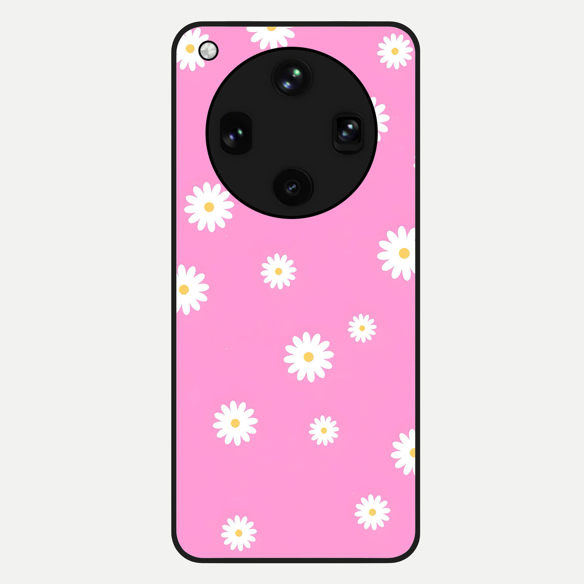 Bubblegum Daisy Pop Glass Case For Oppo Find X8 Ultra back cover – full design glossy printed glass finish
