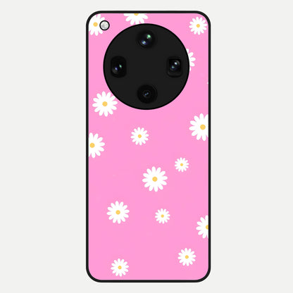  Bubblegum Daisy Pop Glass Case For Oppo Find X8 Ultra back cover – full design glossy printed glass finish