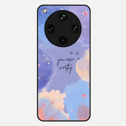  Celestial Cloud Magic Glass Case For Oppo Find X8 Ultra back cover – full design glossy printed glass finish