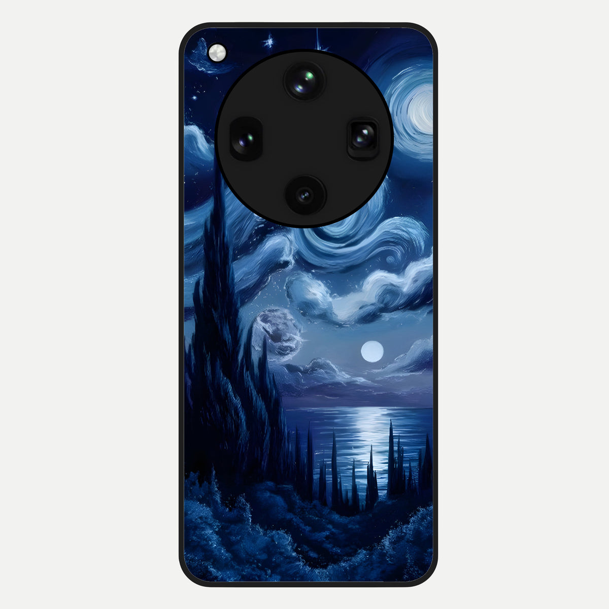  Celestial Dream Van Gogh Glass Case For Oppo Find X8 Ultra back cover – full design glossy printed glass finish
