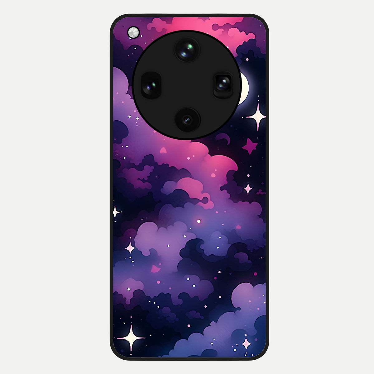 Celestial Moon Magic Glass Case For Oppo Find X8 Ultra back cover – full design glossy printed glass finish