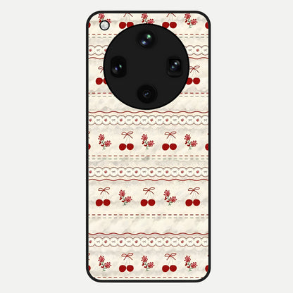  Cherry Bloom Charm Glass Case For Oppo Find X8 Ultra back cover – full design glossy printed glass finish