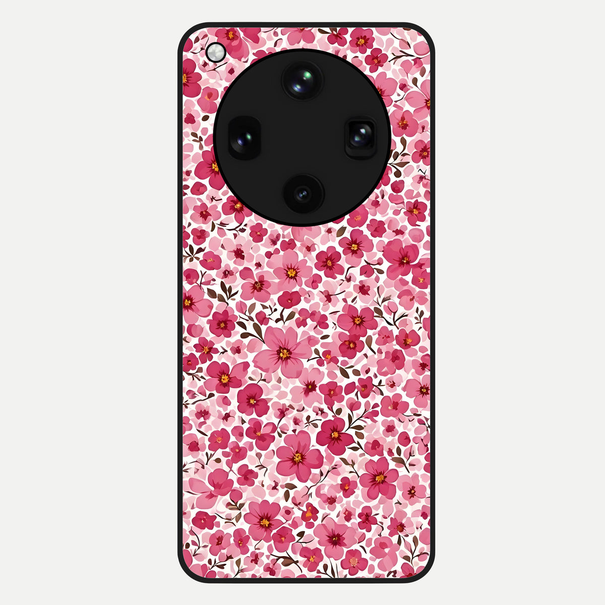  Cherry Blossom Charm Glass Case For Oppo Find X8 Ultra back cover – full design glossy printed glass finish