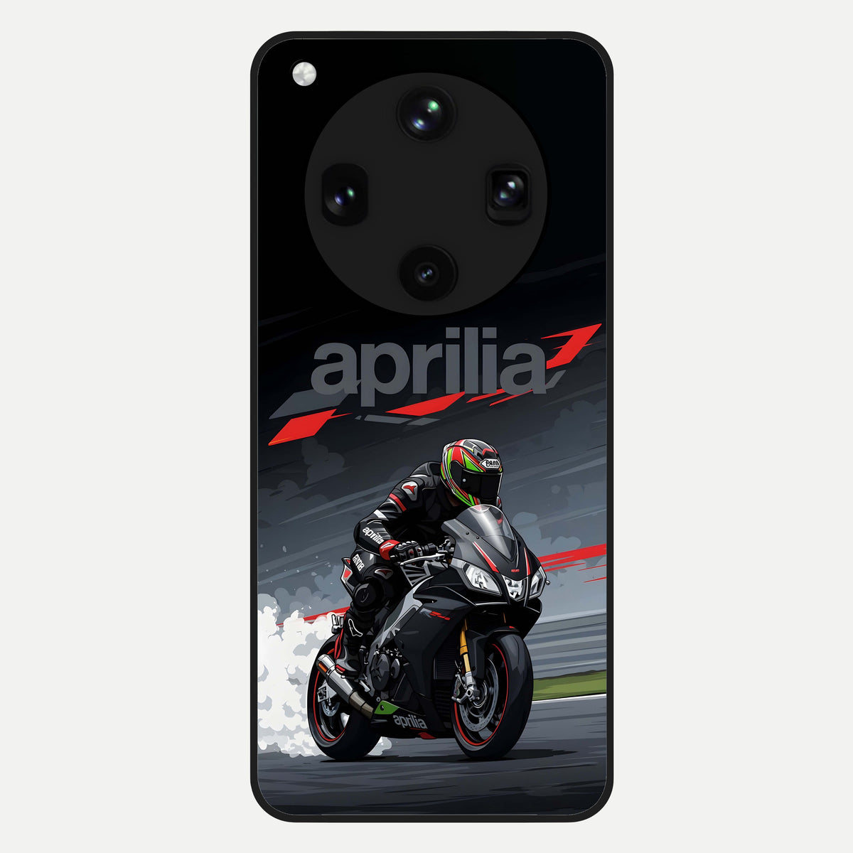  Dark Aprilla Glass Case For Oppo Find X8 Ultra back cover – full design glossy printed glass finish