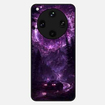  Eternal Cosmic Drive Glass Case For Oppo Find X8 Ultra back cover – full design glossy printed glass finish